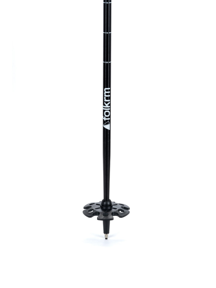 Pahto Adjustable Long Grip Backcountry Ski Pole | Folkrm