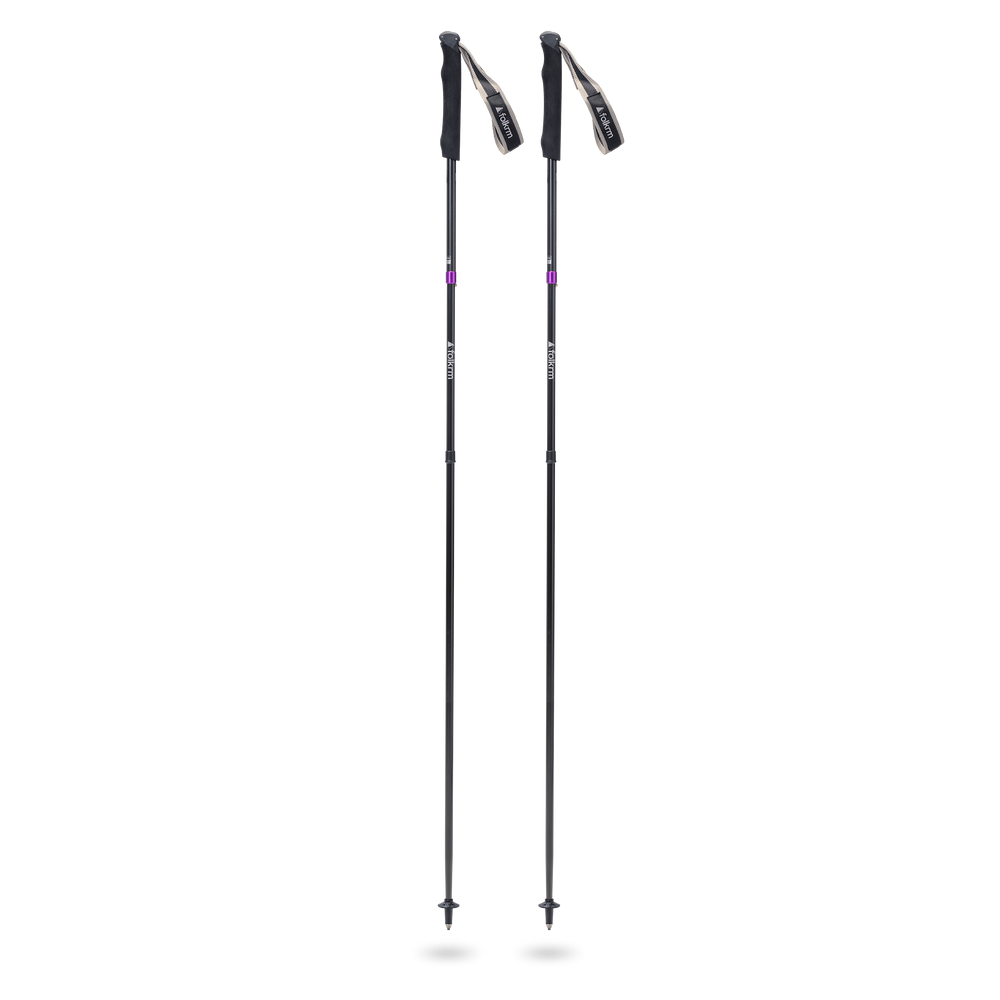 Folkrm Timberline carbon folding trail running poles, full length pair