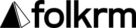 Folkrm long grip ski poles logo