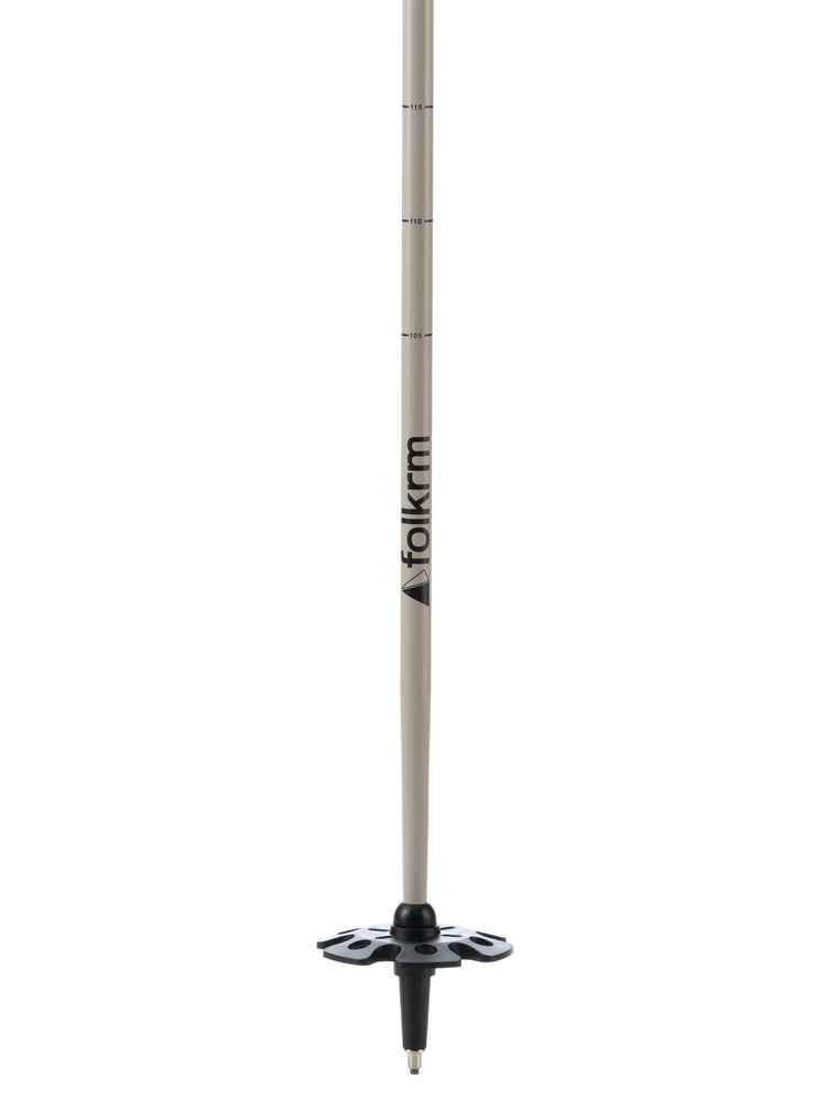 Pahto Adjustable Long Grip Backcountry Ski Pole | Folkrm