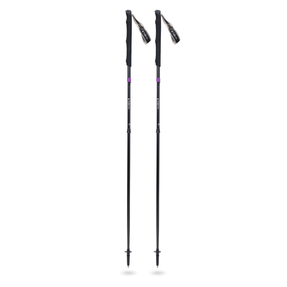 Folkrm Wonderland carbon folding trail running poles, full length pair